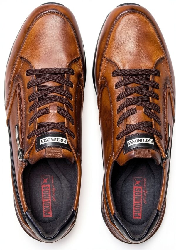 Baskets Pikolinos homme cuir souple design sportif élégant-6