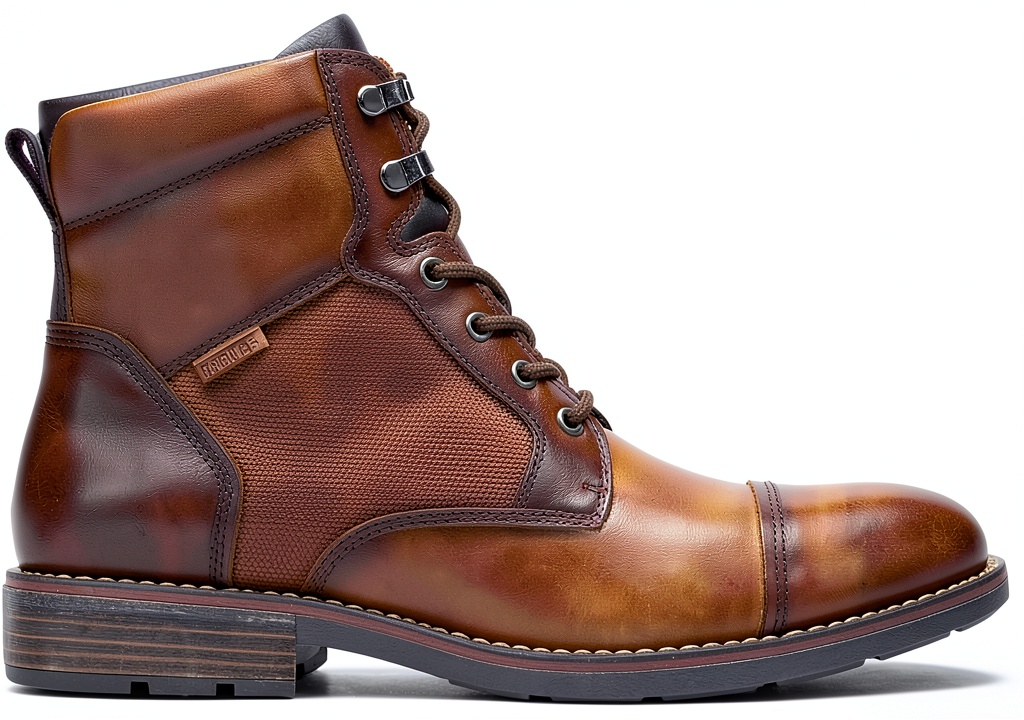 'Bottines Pikolinos pour homme en cuir, vue de face'