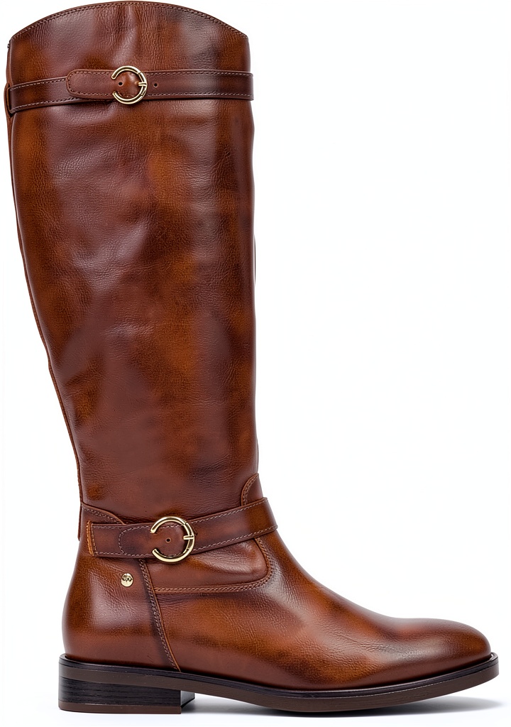 Bottes Pikolinos PUERTOLLANO en cuir pour femme, vue de face