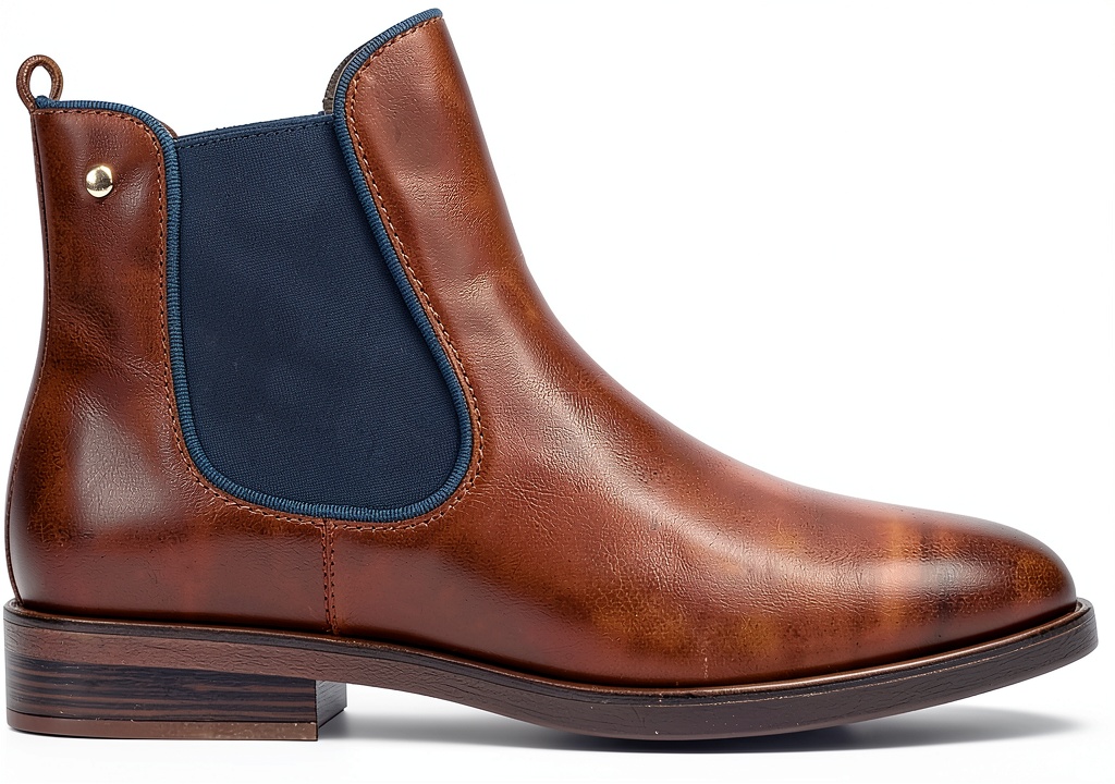 Bottines Pikolinos en cuir véritable sur fond neutre