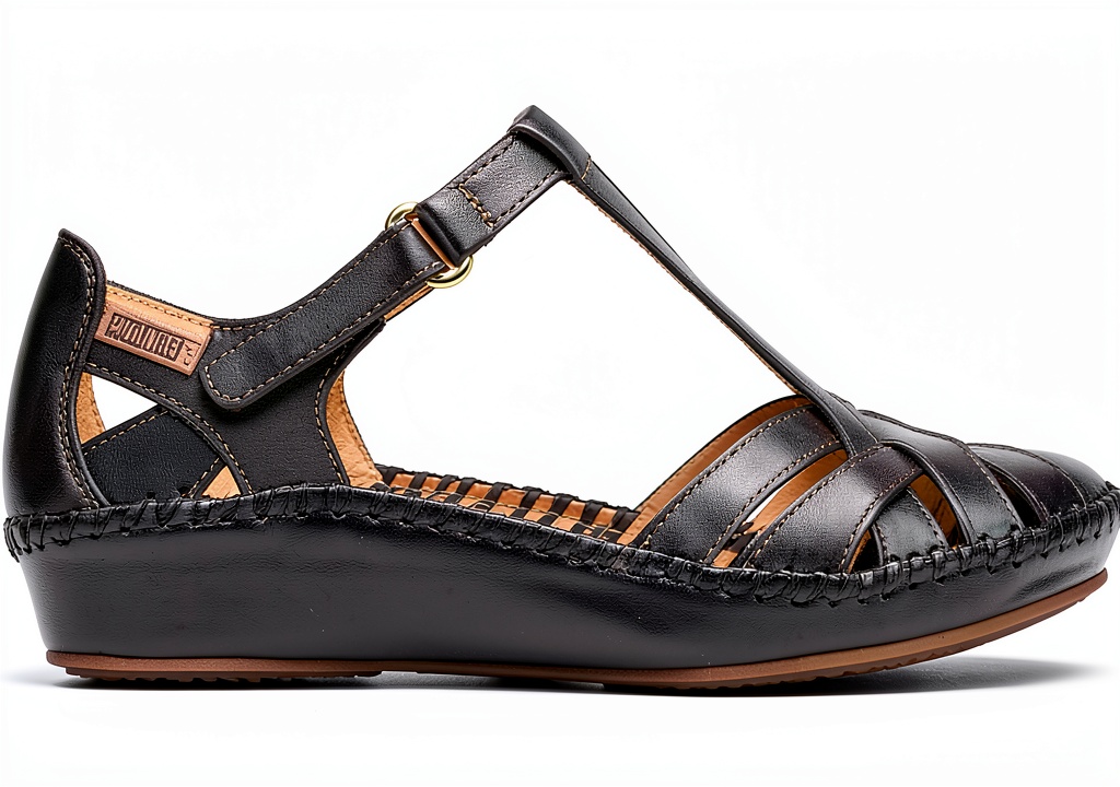 Chaussures semi-ouvertes Pikolinos portées avec une tenue décontractée