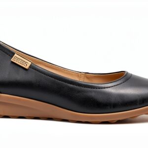 Pikolinos Ballerines Femme Confort Cuir Marron Noir-0