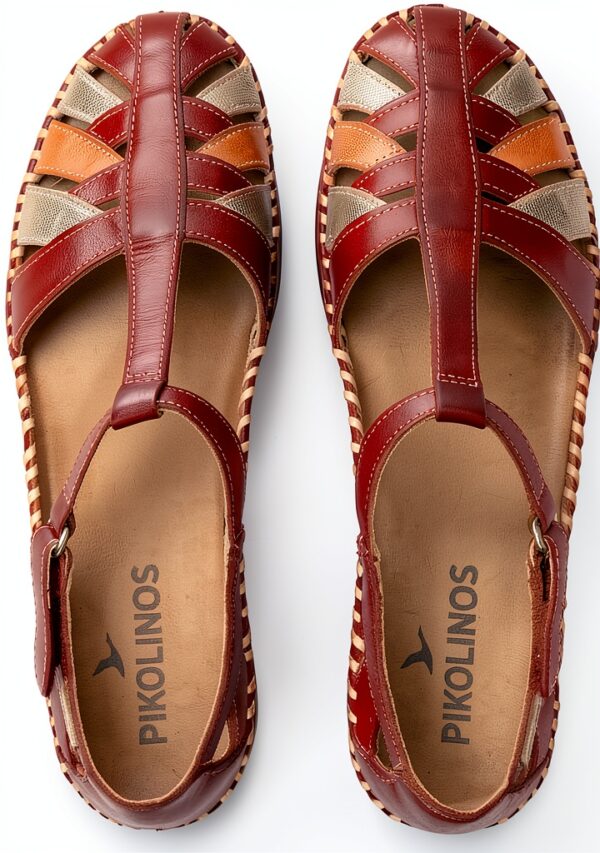 Pikolinos chaussures femme cuir semi-ouvertes confortables-5