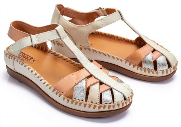 Chaussures femme Pikolinos cuir semi-ouvertes confortables-3