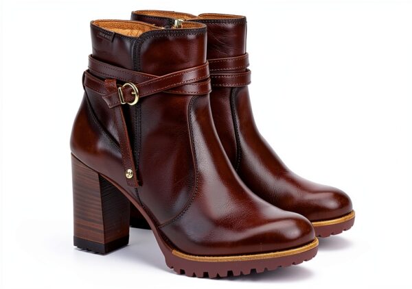 Bottines femme Pikolinos cuir talon confort usage quotidien-1