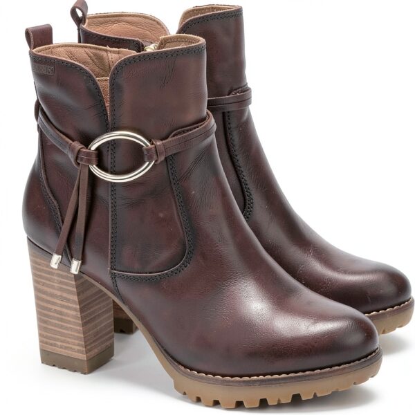 Bottines femme Pikolinos cuir talon confortable usage-1