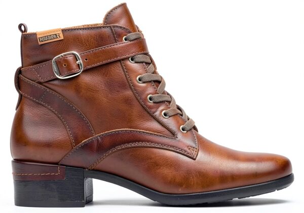 Pikolinos Bottines Talon Cuir Malaga Femme Confort Élégant