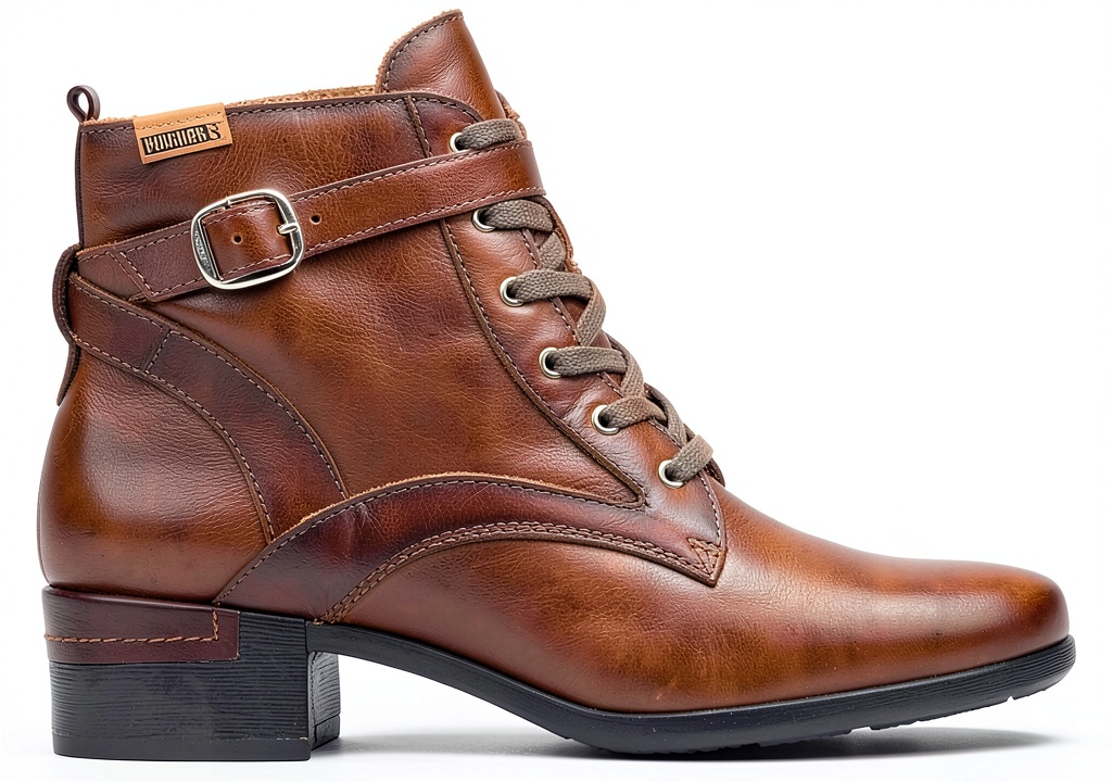 Bottines Pikolinos Malaga en cuir sur fond neutre