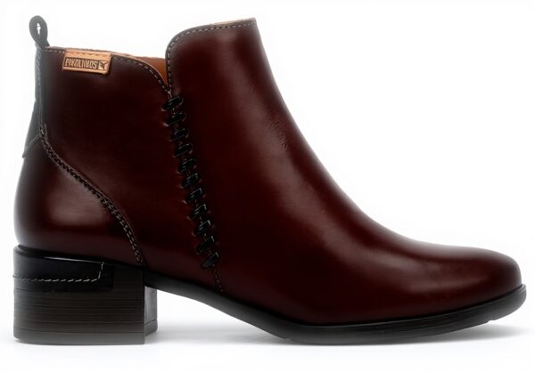 Bottines Pikolinos Cuir Talon Femme Malaga CAOBA