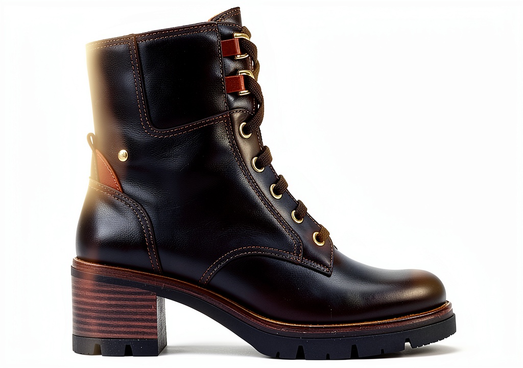 'Bottines Pikolinos Soria en cuir noir portées avec un jean'