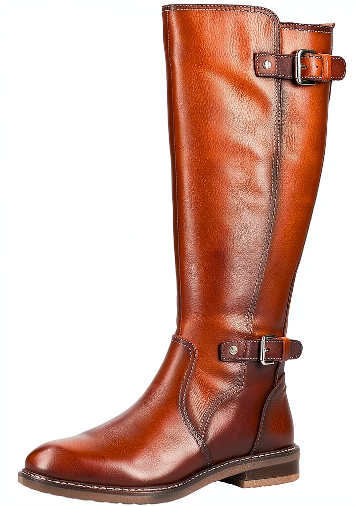 Bottines Pikolinos Messine en cuir vue de côté sur fond neutre