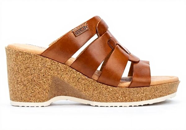 Pikolinos Sandales cupe en cuir Arenales femme mode confort