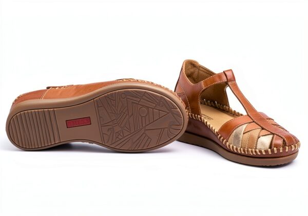 Chaussures femme Pikolinos cuir semi-ouvertes confortables-4