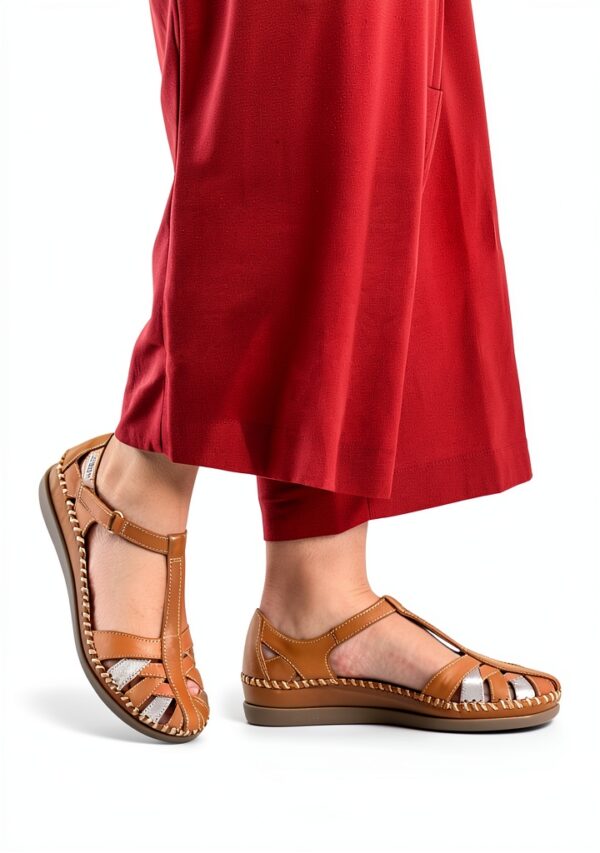Chaussures femme Pikolinos cuir semi-ouvertes confortables-6