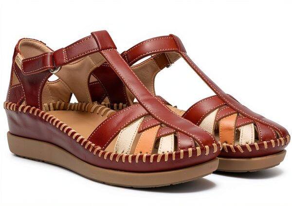 Pikolinos chaussures femme cuir semi-ouvertes confortables-1