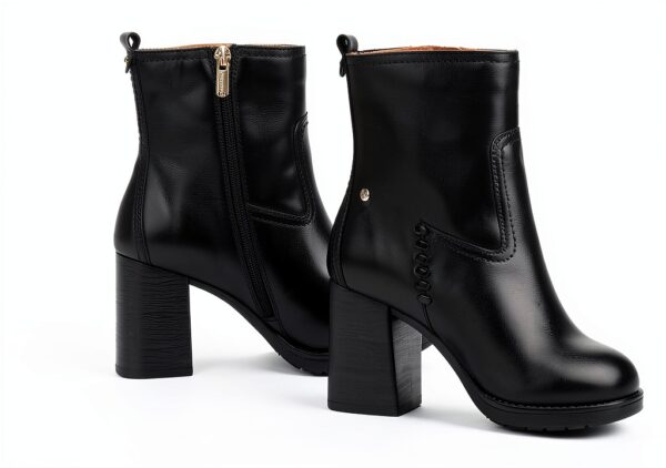 Bottines femme cuir talon design élégant confort quotidien-3