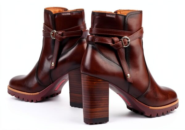 Bottines femme Pikolinos cuir talon confort usage quotidien-3