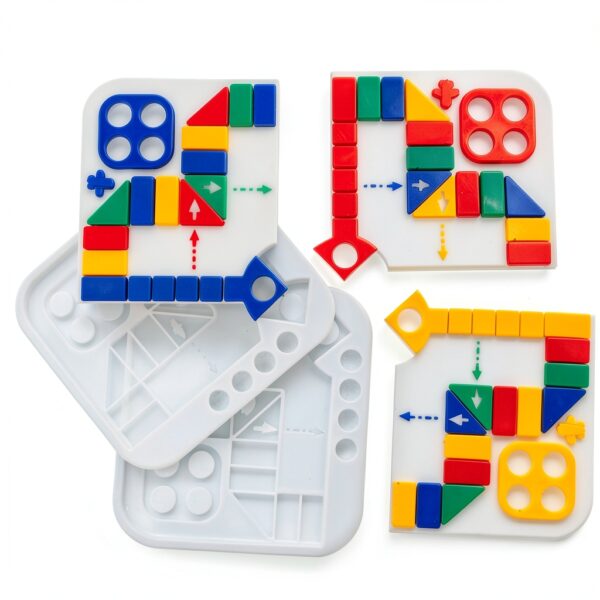 Moule échecs avion silicone SHINEOFI transparent enfants-1