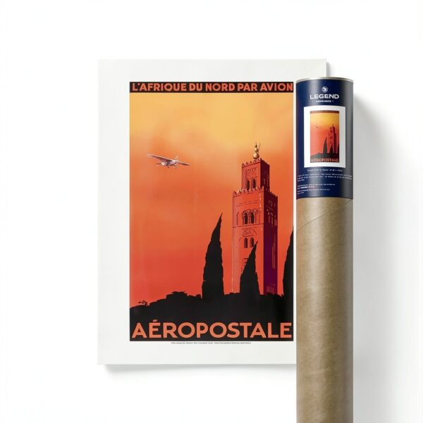 Affiche vintage AIR FRANCE Aéropostale 50x70 cm-3