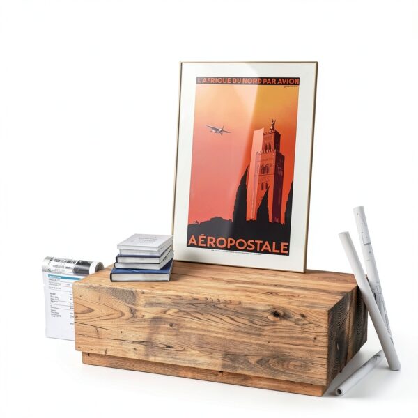 Affiche vintage AIR FRANCE Aéropostale 50x70 cm-2