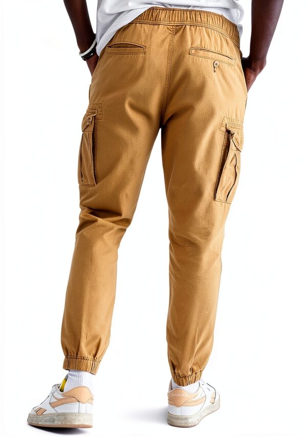 Pantalon cargo homme AEROPOSTALE modèle 4795 couleur Brun taille M-2