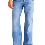 Jean femme denim rigide Orzo AEROPOSTALE 2065 coupe ample-0