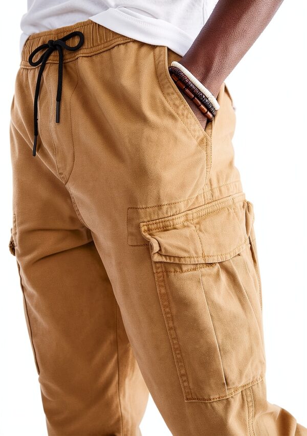 Pantalon cargo homme AEROPOSTALE modèle 4795 couleur Brun taille M-1