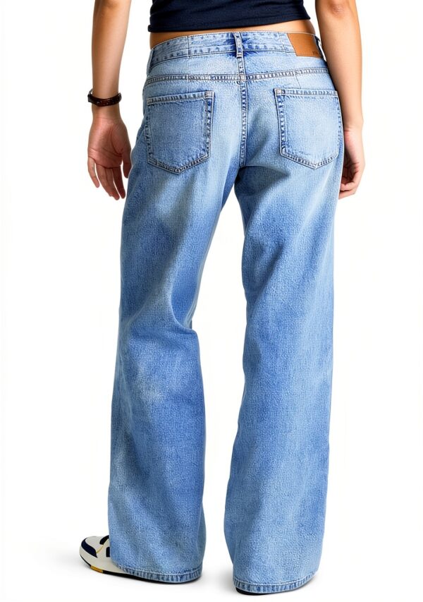 Jean femme denim rigide Orzo AEROPOSTALE 2065 coupe ample-1
