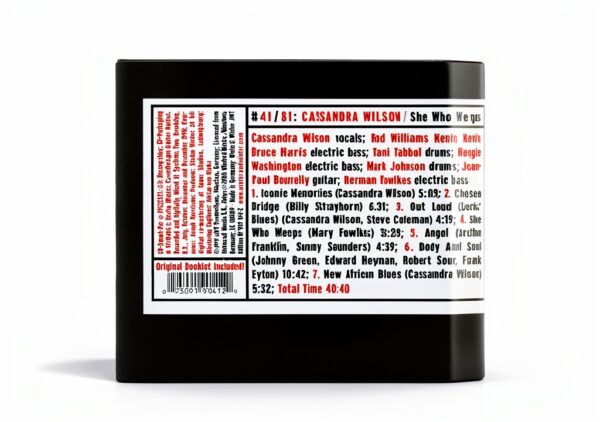 Cassandra Wilson She Who Weeps CD Jazz Avant Garde 1 disque 15,39 cm-1